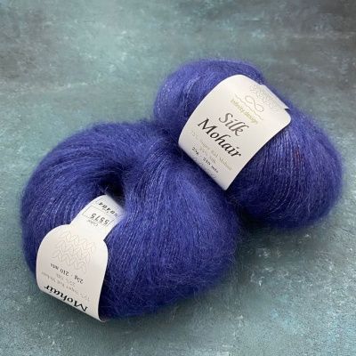 Infinity Design Silk Mohair (5575 NAVY BLUE) 75% супер кид мохер, 25% шелк 25 гр/210 м